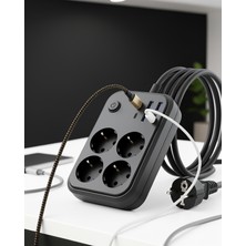 Helinaria Çoklu Priz 4 USB 2 Type-C Akım Korumalı