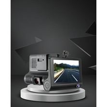Helinaria 3 Kamera Araç Dvr 1080P Gece Görüşlü G-Sensörlü