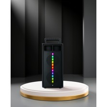 Helinaria Bluetooth Hoparlör With Rgb Işıklandırma ve Çoklu Bağlantı Seçenekleri