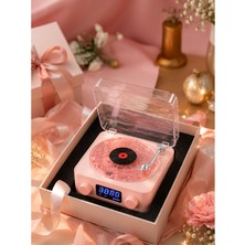Helinaria Retro Stil Bluetooth Hoparlör + Gece Lambası ve Saat