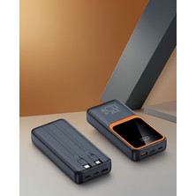 Helinaria Taşınabilir Şarj Cihazı 20000 Mah 22.5W Hızlı Şarj Dijital Ekranlı