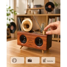Helinaria Nostaljik Gramofon Bluetooth Hoparlör XUCZZZB6SPEAKER-2-1