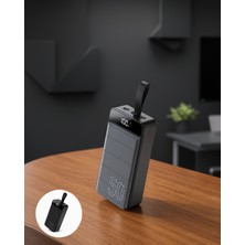 Helinaria Powerbank 50000MAH Dijital Gösterge 4 Portlu Hızlı Şarj