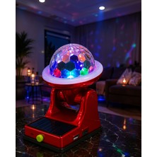 Helinaria 360° Rgb LED Disco Projektör Güneş Enerjili Uczzdiskosolar-4