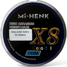 Mi-Henk 8x 150M Multicolor Ip - Örgü Misina