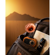 Helinaria Mini Retro Radyo Bluetooth Hoparlör 5W Kompakt