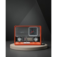 Helinaria Şarjlı Bluetooth Radyo Aux USB Sd Kart Girişli