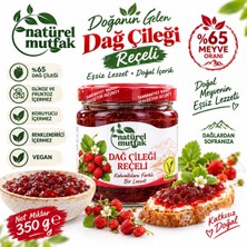 Natürel Mutfak Dağ Çileği Reçeli 350 Gr Glikoz Fruktoz İçermez %65 Meyve
