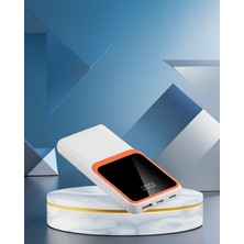 Helinaria Powerbank 10000 Mah Çift USB Type-C Girişli Beyaz