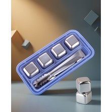 Helinaria Paslanmaz Metal Buz Küpleri 304 Çelik Kullanım Kolaylığı