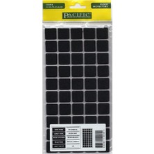 Happy Trend Mobilya Keçesi,kendinden Yapışkanlı Zemin Koruyucu Siyah (20X20MM)