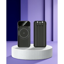 Helinaria Kablosuz Powerbank 10000 Mah 15W Hızlı Şarj Type-C Çift Çıkış