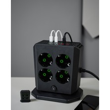 Helinaria 8 Priz 4 USB 2 Type-C Çocuk Korumalı Güç Dağıtıcı