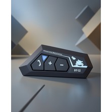 Helinaria Kask Bluetooth Kulaklık BT22 5.0 Interkom Uyumlu