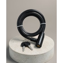 Helinaria 80 cm 12 mm Çelik Halat Bisiklet Kilidi