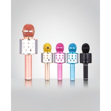 Helinaria Taşınabilir Bluetooth Karaoke Mikrofon With Hafıza Kart Girişi