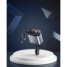 Helinaria 66W Çift Usb-C + Usb-A Araç Şarj Cihazı 4 Cihazlık