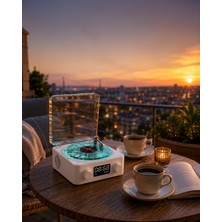 Helinaria 3-1 Kablosuz Bluetooth Hoparlör Gece Lambalı Retro Tasarım