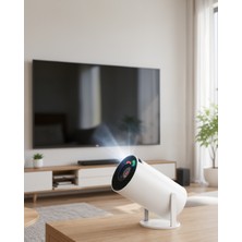Helinaria 130 Inç Full Hd 4K Uyumlu Kablosuz Projeksiyon Cihazı Xuczayaklıprojeksiyon-8