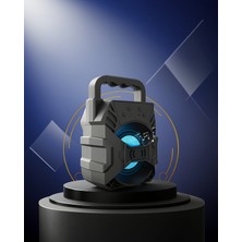 Helinaria Taşınabilir Bluetooth Hoparlör Rgb Işıklı KT1057