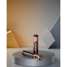 Helinaria USB Type-C Şarjlı Aaa Lityum Pil 1.5V Sabit Voltaj 1000+ Şarj Döngüsü
