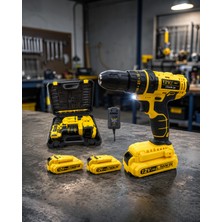Helinaria 12V Akülü Matkap 2 Vitesli LED Aydınlatmalı Xuczmatkapsetii-5-1
