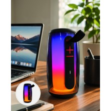 Helinaria Rgb Işıklı Taşınabilir Bluetooth Hoparlör Type-C Şarjlı