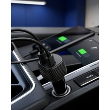 Helinaria 38W Araç Şarj Cihazı Type-C USB Çift Çıkış