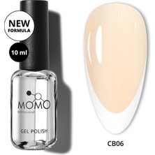 Momo Professional Kalıcı Oje French Color Base Coat CB06, Nude Sarı, 10 ml