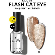 Momo Professional Kalıcı Oje Flash Cat Eye No.2, 10 ml