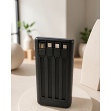 Helinaria 50.000 Mah 4 Kablolu LED Aydınlatmalı Dijital Göstergeli Powerbank