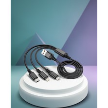 Astraltech Çoklu Şarj Kablosu + Hızlı Şarj Destekli 30 cm
