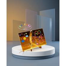 Astraltech LED Aydınlatmalı Şeffaf Akrilik Mesaj Tahtası 30X20 cm