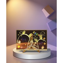 Astraltech Silinebilir LED Yazı Tahtası 7 Renkli Kalem Dahil