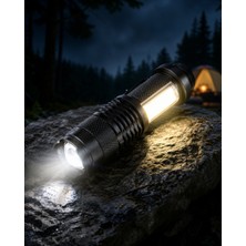 Astraltech 4 Modlu USB Şarjlı LED El Feneri Xuczminifener-1-1