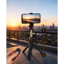 Astraltech Selfie Çubuğu Ayaklı Tripod Telefon Tutucu