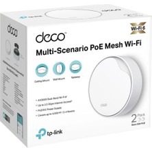 Tp-Lınk Deco X50-POE 2'li AX3000 Ev Wi-Fi 6 Sıstem