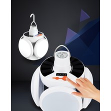 Astraltech Katlanabilir Güneş Enerjili Kamp Lambası 5 Kanatlı Beyaz Işık