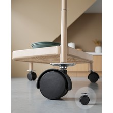 Astraltech Mobilya Tekerleği 6 cm Kilitsiz Tekli