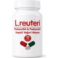 Artıbiotik Limosilactobacillus Reuteri Probiyotikli & Prebiyotikli Yoğurt Mayası ( 30 Kapsül )