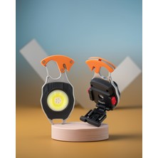 Astraltech USB Şarjlı Çok Fonksiyonlu Cep Feneri 7 Mod