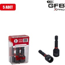 Gfb 8090 Xpro Manyetik Somun Lokması Siyah 8X45 mm 5 Parça