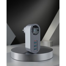 Astraltech Termal Korumalı 3 USB Priz 2500W