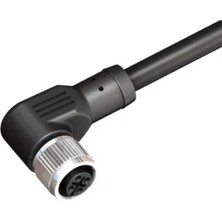 Katlax CBF12-R55N0-02BPVC 5 Pin Dişi M12 2m 90° Açılı Pvc Sensör Kablosu