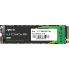 Şanal Apacer AS2280Q4L 256GB 3300-1300 Mb/s M.2 Pcıe Gen4 SSD Disk (AP256GAS2280Q4L-1)