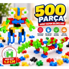LRS Store Yeni Mini 3D Puzzle Yapı Seti 500 Parça Mini Pixel Blokları Eğitici Figür 3D Puzzle Yapım Seti