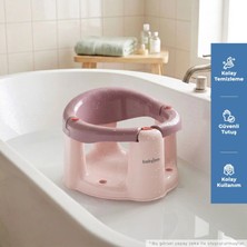 Babyjem Önden Açılır Banyo & Mama Oturağı Mürdüm