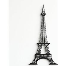 Tr Paris Eyfel Kulesi Metal Duvar Sanatı Dekoru - 3D Duvar Silueti Metal Duvar Dekoru Ev Ofis Dekor