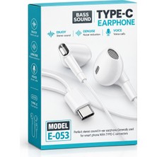 Desingshop Type-C Girişli Dahili Mikrofonlu Kulak Içi Kulaklık