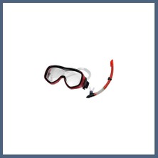 Bezos Duny Dıve 4105-DN26 Tempared Maske Snorkel 1 Adet BZS10